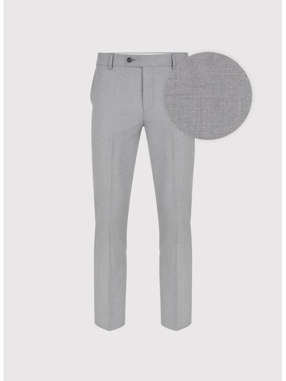 Pako Lorente Pako Lorente Spodnie garniturowe P25SF-6G-011 Szary Slim Fit