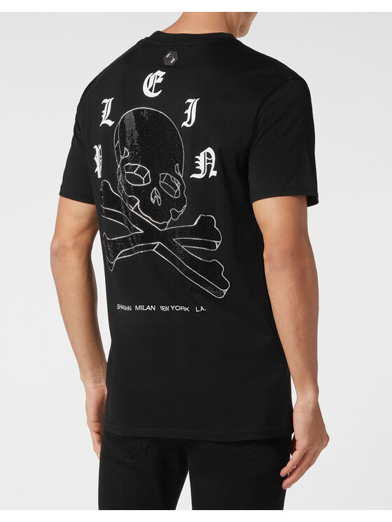 PHILIPP PLEIN PHILIPP PLEIN T-Shirt 9935 Czarny Regular Fit