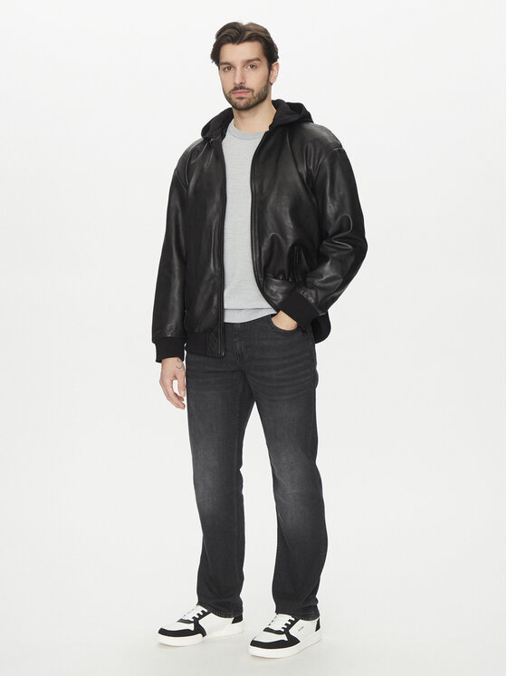 Mustang Mustang Jeans hlače Washington 1016334 Črna Straight Fit