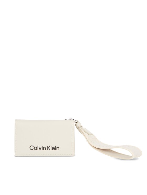 Calvin Klein Malá dámska peňaženka Gracie K60K611689 Béžová