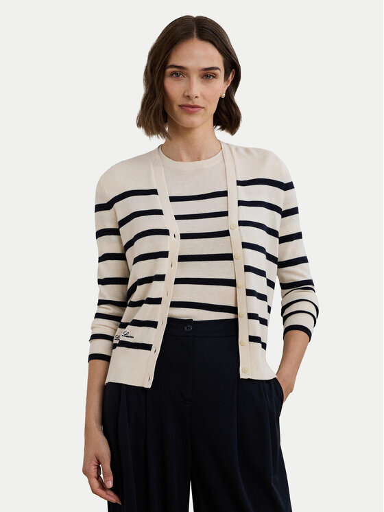 LAUREN RALPH LAUREN Kardigán 200957476002 Biela