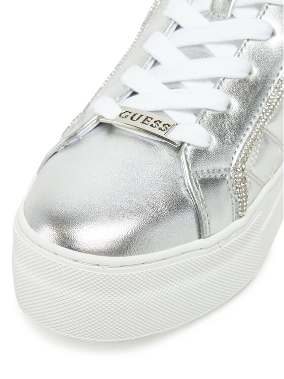 Guess Guess Sneakersy FLPGRA ELE12 Stříbrná