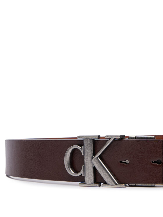 Calvin Klein Calvin Klein Remen Ck Buckle Tumbled 35Mm Adj/Rev LV04D7049G Smeđa