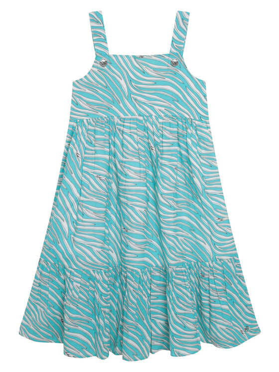 MICHAEL KORS KIDS MICHAEL KORS KIDS Kleit R12148 S Türkiissinine Regular Fit