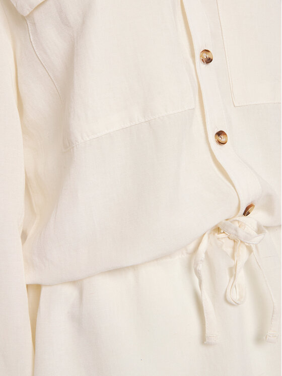Banana Moon Banana Moon Vestito estivo Sundy Holidays LHN10 Bianco Regular Fit