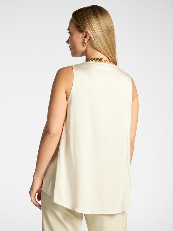 Elena Mirò Elena Mirò Blusa D112P000032N002 Crema Regular Fit