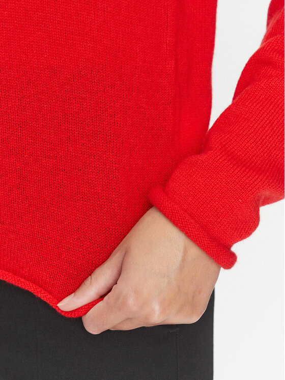 Tommy Hilfiger Tommy Hilfiger Sweter WW0WW40264 Pomarańczowy Regular Fit