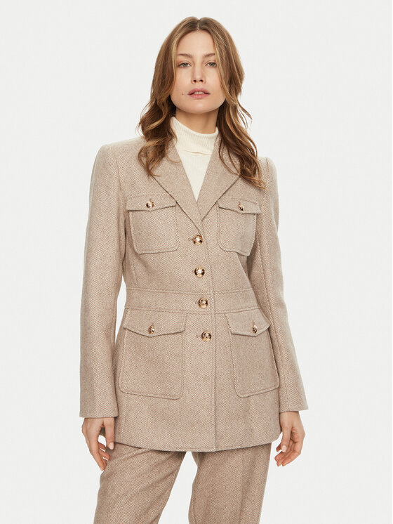 Bruuns Bazaar Bruuns Bazaar Sacou Baki BBW4290 Bej Slim Fit