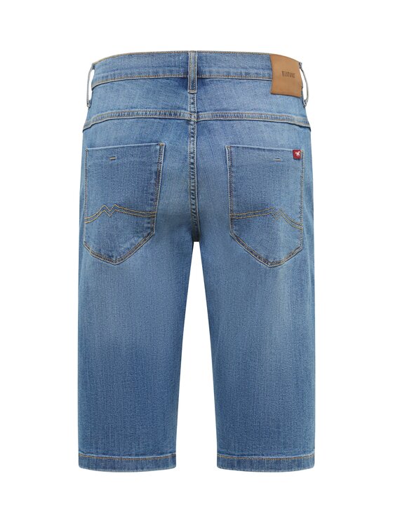 Mustang Mustang Szorty jeansowe DENIM BERMUDA Niebieski Straight Fit