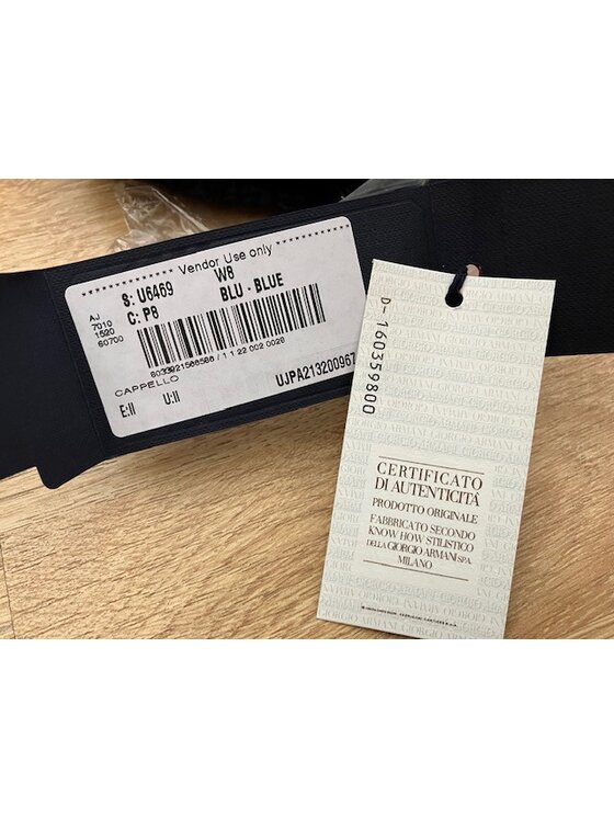 Armani Jeans Armani Jeans Čepice U6469 Tmavomodrá