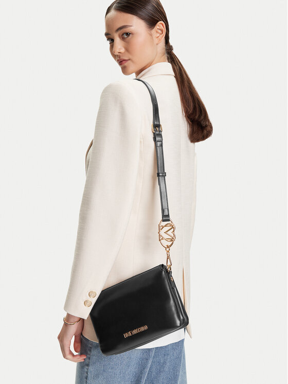 LOVE MOSCHINO LOVE MOSCHINO Ročna torba JC4075PP1NLF0000 Črna