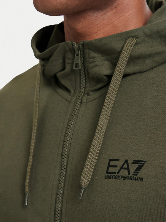 EA7 Emporio Armani EA7 Emporio Armani Світшот 8NPM33 PJVRZ U7014 Темно-зелений Regular Fit