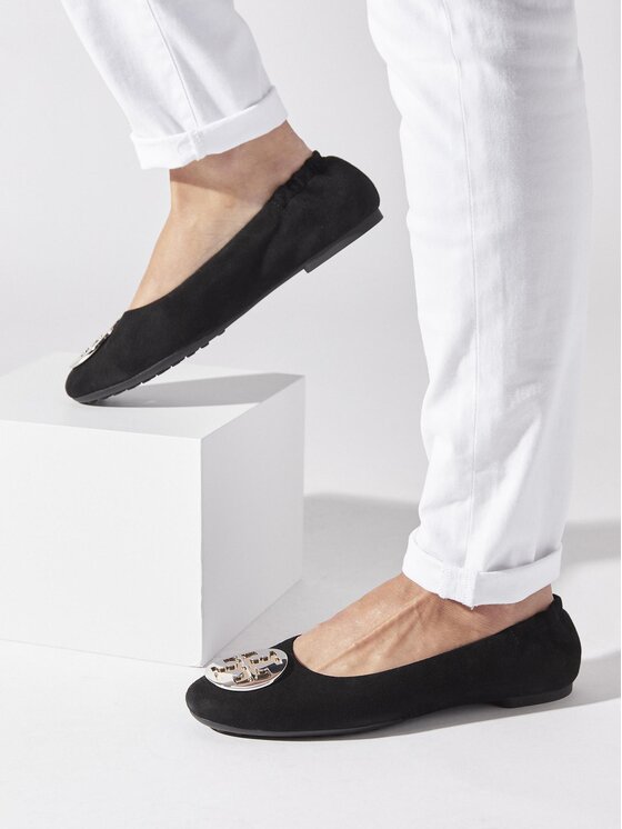 Tory Burch Tory Burch Baleríny Claire Ballet 147378 Černá