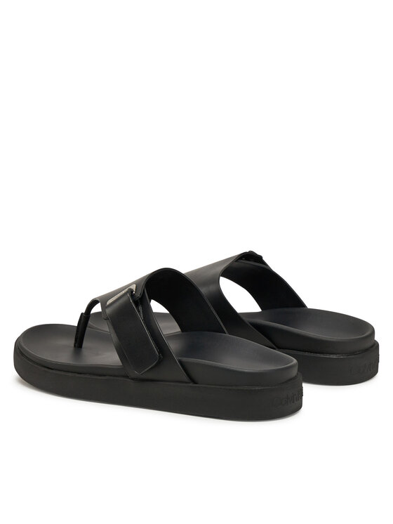Calvin Klein Calvin Klein Sandale Flat Adj Tp Eyelet HW0HW02349 Negru