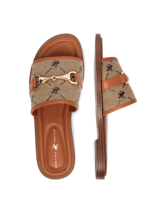 Beverly Hills Polo Club Beverly Hills Polo Club Παντόφλες EO-HY6692-2 Καφέ