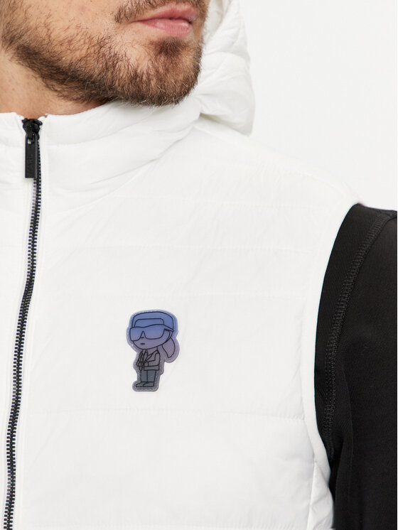 KARL LAGERFELD KARL LAGERFELD Liemenė 505403 542591 Balta Regular Fit