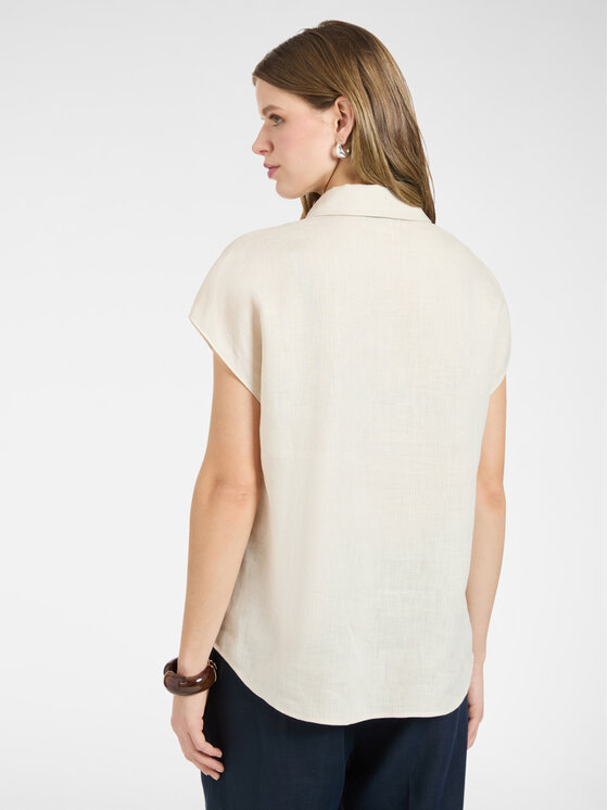 Elena Mirò Elena Mirò Blusa 2026Z000076N002 Crema Regular Fit