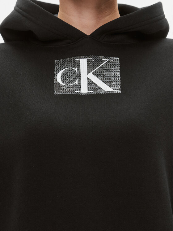Calvin Klein Jeans Calvin Klein Jeans Majica dugih rukava J20J222962 Crna Regular Fit