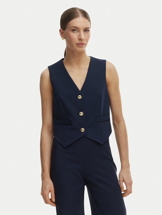 Rinascimento Rinascimento Ülikonna vest CFC0128644003 Tumesinine Regular Fit