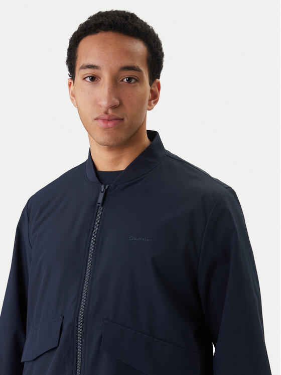 Calvin Klein Calvin Klein Bundy bomber LV04LF506G Tmavomodrá Regular Fit