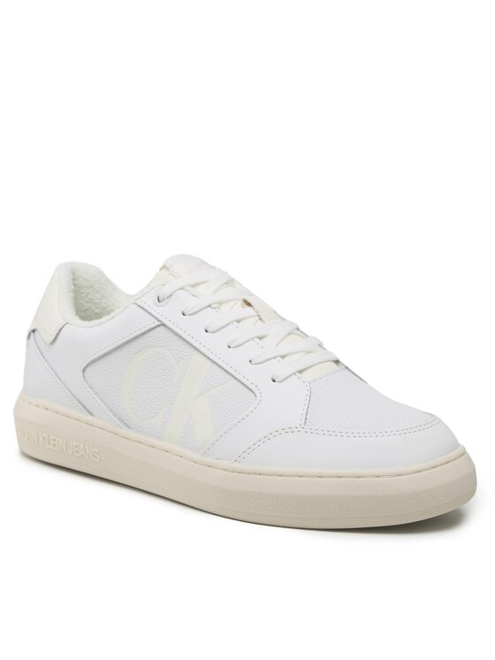 Calvin Klein Jeans Calvin Klein Jeans Αθλητικά Casual Cupsole Lth-Pu Mono YM0YM00573 Λευκό