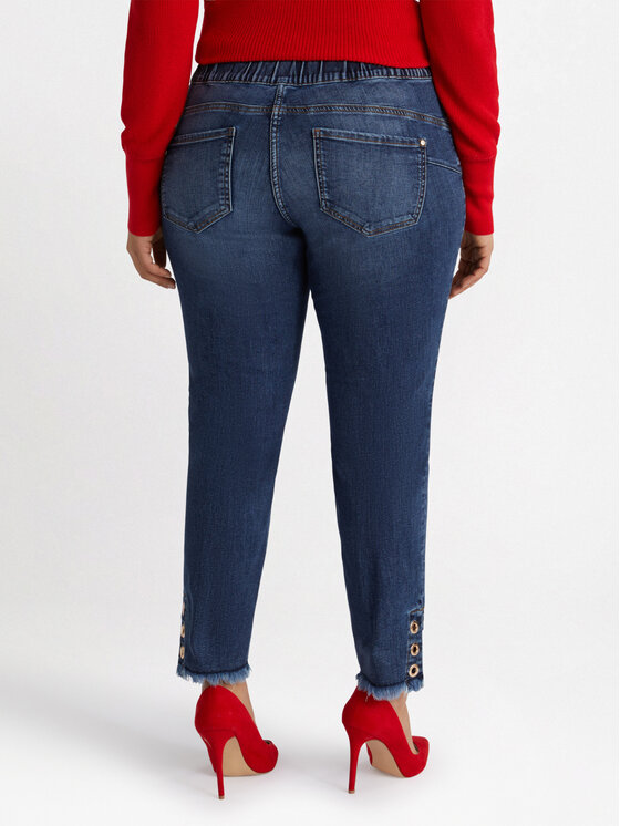 Fiorella Rubino Fiorella Rubino Jeansy P558T004713N024 Niebieski Skin Fit