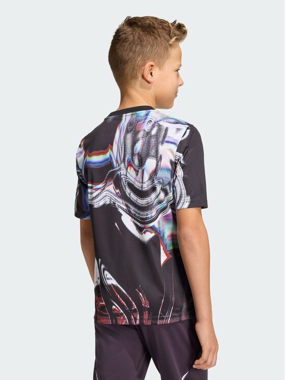 adidas adidas Koszulka techniczna Manchester United 25/26 Pre Match Jersey Kids Czarny Regular Fit