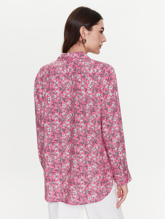 United Colors Of Benetton Camicia 5T17DQ02Y Rosa Relaxed Fit Modivo