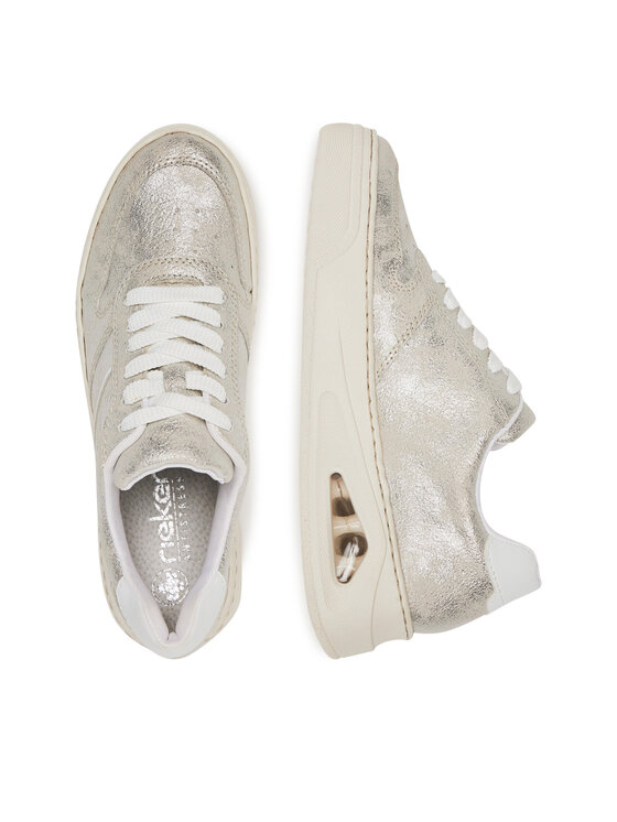 Rieker Rieker Sneakersy N6402-40 Srebrny