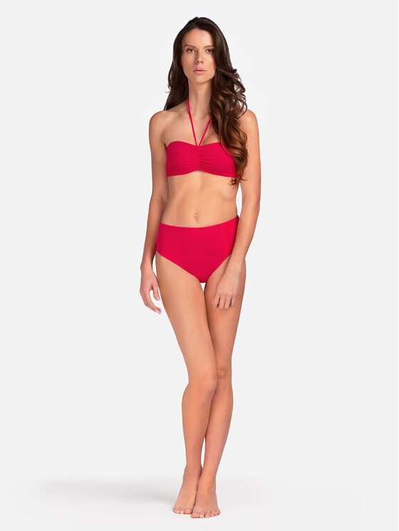 Miss Lou Miss Lou Bikini pezzo sopra G-RE1-C Rosso