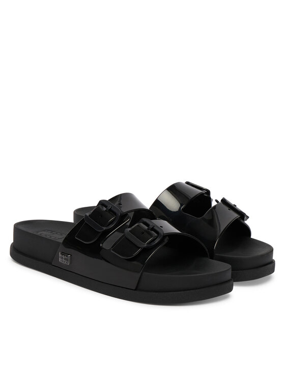 Tommy Jeans Tommy Jeans Чехли Tjw Comfort Jelly Slides EN0EN02974 Черен
