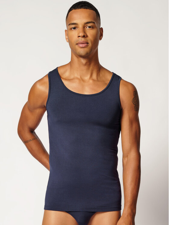 Skiny Skiny T-Shirt 81423 Granatowy Slim Fit