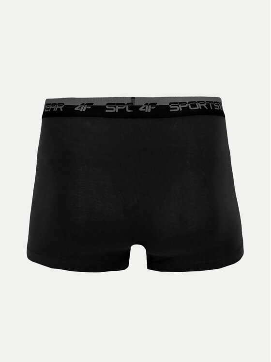 4F 4F 2er-Set Boxershorts 4FWSS24UBXSM036 Schwarz