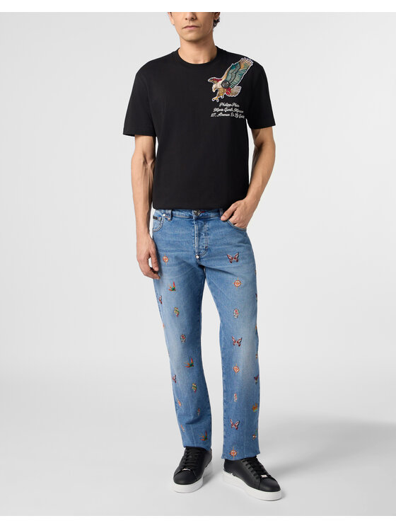 PHILIPP PLEIN PHILIPP PLEIN T-shirt 29170 Nero Regular Fit