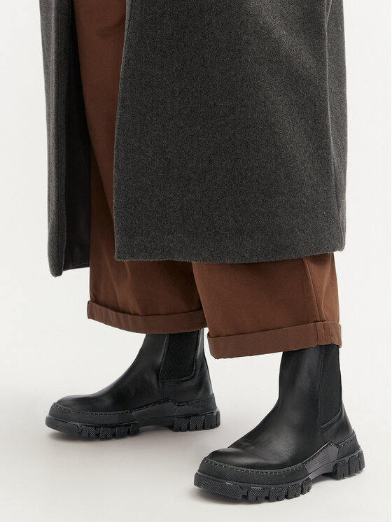 Weekend Max Mara Weekend Max Mara Kotníková obuv s elastickým prvkem Ellisse 2425796035600 Černá