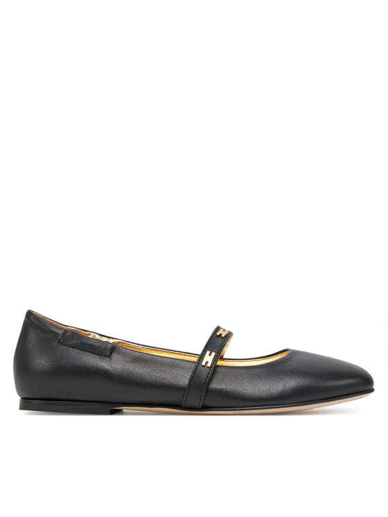 Elisabetta Franchi Baleríny F4-A3E-0209 Čierna