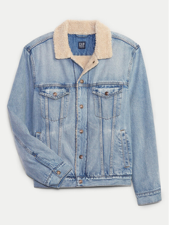 Gap Gap Дънково яке 736375-02 Син Regular Fit