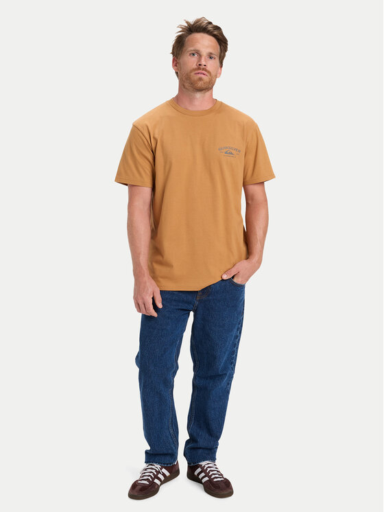 Quiksilver Quiksilver T-Shirt Anchor EQYZT08178 Beżowy Regular Fit