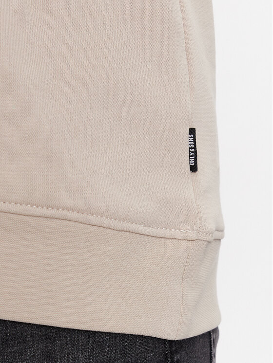 Only & Sons Only & Sons Sweatshirt Levi 22028150 Beige Relaxed Fit