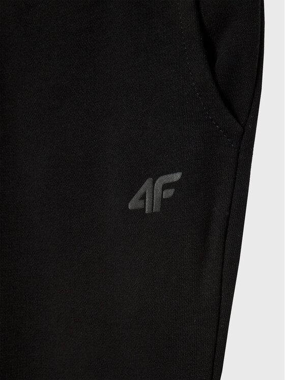 4F 4F Sportinės kelnės HJZ22-JSPDD002 Juoda Regular Fit