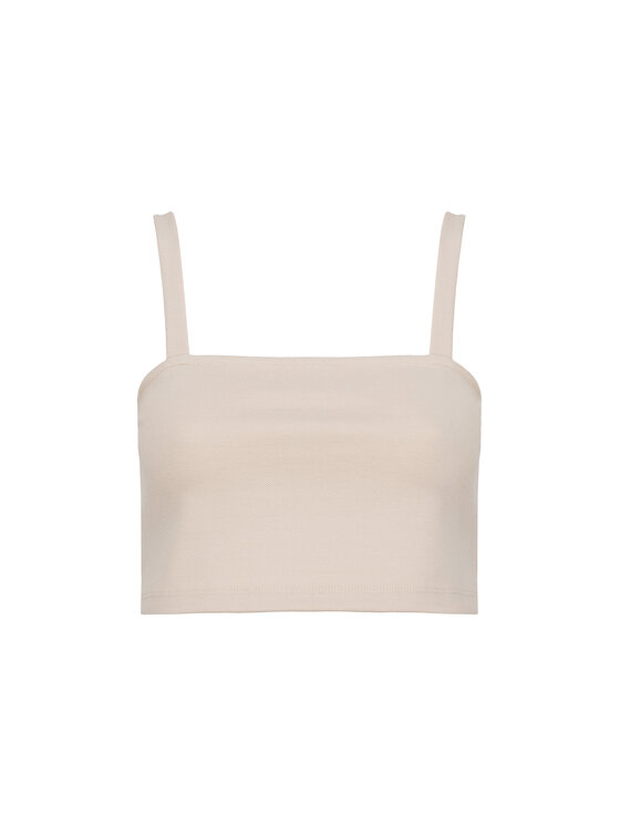 MAI MAI Top RAJA Beżowy Oversize