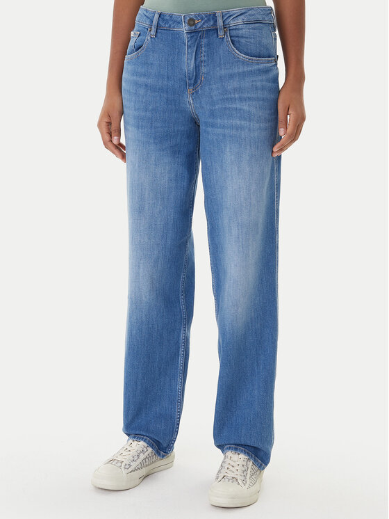 Guess Jeans Guess Jeans Jeansy W5YA0I D0022 Modrá Boyfriend Fit