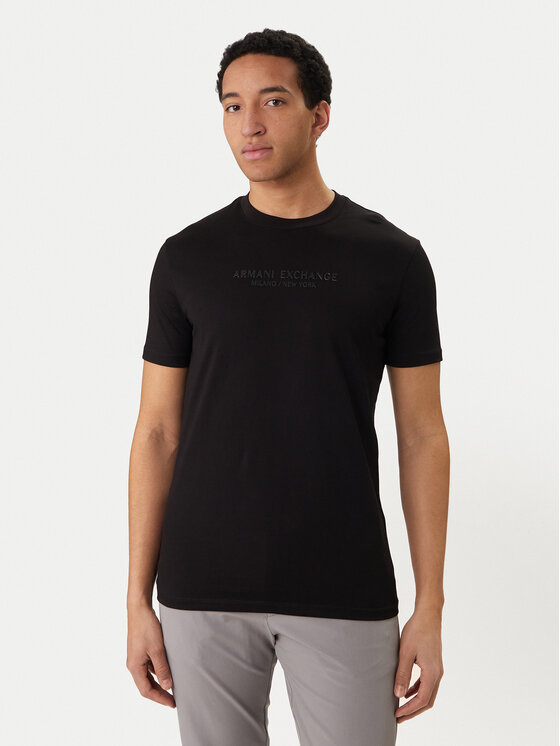 Armani Exchange Armani Exchange Marškinėliai XM001280 AF10361 MC09E Juoda Regular Fit
