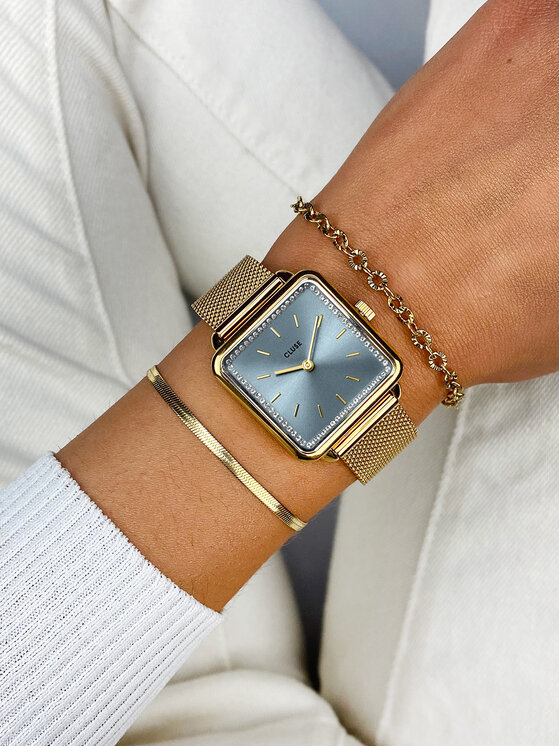 Cluse Cluse Uhr La Tétragone CW10310 Goldfarben