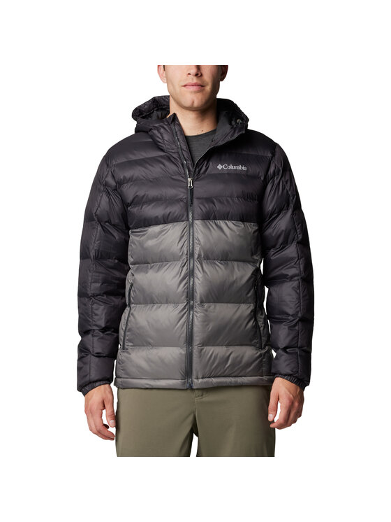 Columbia Columbia Demisezoninė striukė Columbia Buck Butte II Insulated Hooded Jacket Pilka Regular Fit