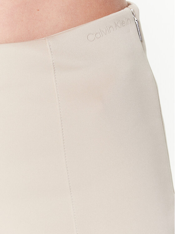 Calvin Klein Calvin Klein Legginsy Technical K20K205357 Beżowy Slim Fit