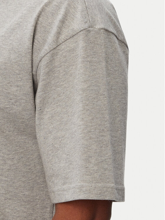 adidas adidas T-shirt Trefoil Essentials IA7533 Svijetlo siva Regular Fit