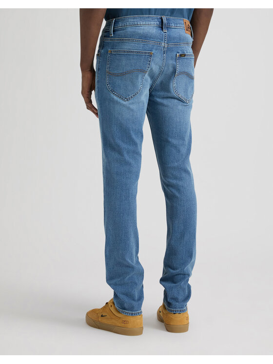 Lee Lee Jeansy LUKE Niebieski Slim Fit