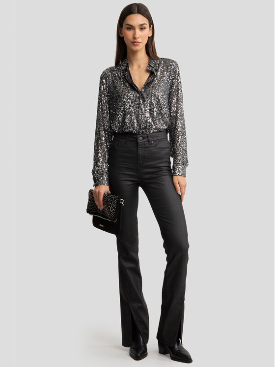 BIG STAR BIG STAR Jeansy BLAKE Czarny Bootcut Fit