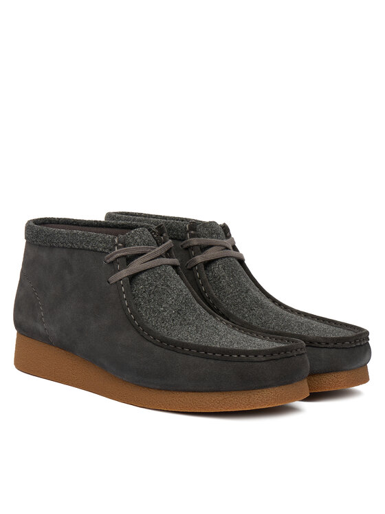 Clarks Clarks Trzewiki WallabeeEVO BT 26183994 Szary